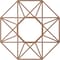Ekena Millwork Guardian Wood Fretwork Pierced Ceiling Medallion, Wood (Paint Grade), 36"OD x 14"ID x 3/8"T CMWP36X36X0375GDMF - alternate 2